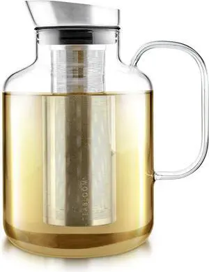 100% Plastic-Free Extra-Large Multi-Brew Borosilicate Glass Teapot + Kettle + Pitcher Steep and Serve Hot Tea, Iced Tea, Cold Brew Tea and Fruit Infused Water Legacy Tea Maker 100% Plastic-Free Extra-Large Multi-Brew Borosilicate Glass Teapot + Kettle + Pitcher Steep and Serve Hot Tea, Iced Tea, Cold Brew Tea and Fruit Infused Water Legacy Tea Maker