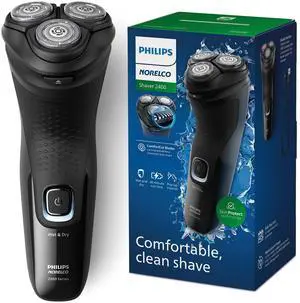 2400 Series Electric Shaver, Deep Black 2400 Series Electric Shaver, Deep Black