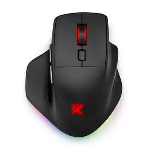 Large Wireless Gaming Mouse for Big Hands, Tri-Modes 2.4G/Bluetooth/Wired Rechargeable Ergo RGB Mouse with 2 Side Buttons, 6 Backlit Modes, Programmable Macro Gamer Mouse Large Wireless Gaming Mouse for Big Hands, Tri-Modes 2.4G/Bluetooth/Wired Rechargeable Ergo RGB Mouse with 2 Side Buttons, 6 Backlit Modes, Programmable Macro Gamer Mouse