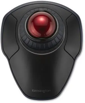 Orbit Wireless Trackball with Scroll Ring - Black-Red (K70990WW), Orbit Wireless Trackball with Scroll Ring - Black-Red (K70990WW),