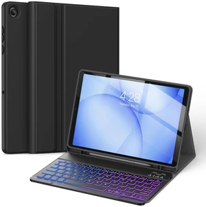 Keyboard Case for Samsung Galaxy Tab A11+ Plus 11 Inch, Black | 7-Color Backlit Keys, Wireless Detachable Folio Keyboard Cover, Built in S Pen Holder, Different Viewing Angles Keyboard Case for Samsung Galaxy Tab A11+ Plus 11 Inch, Black | 7-Color Backlit Keys, Wireless Detachable Folio Keyboard Cover, Built in S Pen Holder, Different Viewing Angles