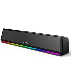 Bluedee Computer Speakers for Desktop PC, Bluetooth 5.3 PC Speakers with Dynamic RGB Light, Wired USB Plug & Play Computer Sound Bar, USB/Type-C Powered Gaming Speakers for Desktop, Laptops, Tablet Bluedee Computer Speakers for Desktop PC, Bluetooth 5.3 PC Speakers with Dynamic RGB Light, Wired USB Plug & Play Computer Sound Bar, USB/Type-C Powered Gaming Speakers for Desktop, Laptops, Tablet