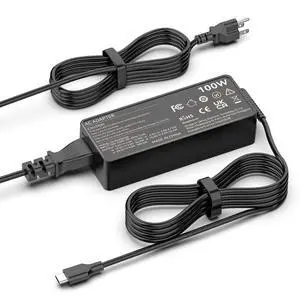 100W USB C Laptop Charger, Fast Charger Compatible with Lenovo ThinkPad, Yoga, HP, Asus, Acer, Dell, MSI, MacBook Pro/Air Laptops and Tablets; Universal Type C Chromebook Laptop Power Supply Cord 100W USB C Laptop Charger, Fast Charger Compatible with Lenovo ThinkPad, Yoga, HP, Asus, Acer, Dell, MSI, MacBook Pro/Air Laptops and Tablets; Universal Type C Chromebook Laptop Power Supply Cord