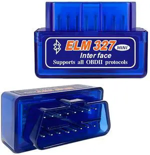 2 PCS ELM327 OBD Car Auto Diagnostic Scanner, Professional Auto Bluetooth Scan Tool Failure Detector, Mini Wireless Engine Fault Code Reader Diagnostic Tool for Most OBDII Vehicles 2 PCS ELM327 OBD Car Auto Diagnostic Scanner, Professional Auto Bluetooth Scan Tool Failure Detector, Mini Wireless Engine Fault Code Reader Diagnostic Tool for Most OBDII Vehicles