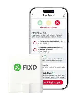 FIXD Bluetooth OBD2 Scanner for iPhone & Android - Diagnostic Scan Tool for Repairs and Car Buying - Check Engine Code Reader & Enhanced Codes - (1 Pack w/Free 14-Day FIXD Premium Bundle) FIXD Bluetooth OBD2 Scanner for iPhone & Android - Diagnostic Scan Tool for Repairs and Car Buying - Check Engine Code Reader & Enhanced Codes - (1 Pack w/Free 14-Day FIXD Premium Bundle)