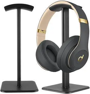 Headset Stand - Headphone Holder for Desk with Aluminum Hanger Compatible with All Over-Ear On-Ear Computer Xbox One PS5 PS4 PC Game Telephone Headsets (Black) Headset Stand - Headphone Holder for Desk with Aluminum Hanger Compatible with All Over-Ear On-Ear Computer Xbox One PS5 PS4 PC Game Telephone Headsets (Black)