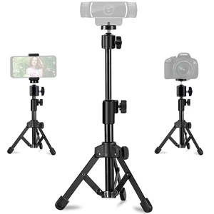 Webcam Tripod Stand Extendable Desktops Tripod for Camera/Phone/Webcam, Desk Tripods Webcam Mount Holder Compatible with Logitech Webcams C925e C922x C922 C930e C930 C920 C615 /iPhone/Ring Light Webcam Tripod Stand Extendable Desktops Tripod for Camera/Phone/Webcam, Desk Tripods Webcam Mount Holder Compatible with Logitech Webcams C925e C922x C922 C930e C930 C920 C615 /iPhone/Ring Light