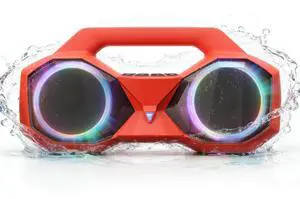 Bluetooth Speaker 80W(Peak) Loud with Bass, 20H Playtime, IPX7 Waterproof, RGB Lights, TWS, Large Portable Wireless Speakers for Outdoor, Home, Party, Pool, Beach, Tailgating, Gym, Work (Red) Bluetooth Speaker 80W(Peak) Loud with Bass, 20H Playtime, IPX7 Waterproof, RGB Lights, TWS, Large Portable Wireless Speakers for Outdoor, Home, Party, Pool, Beach, Tailgating, Gym, Work (Red)