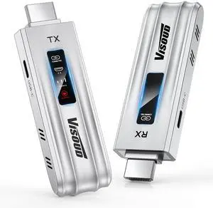 Wireless HDMI Transmitter and Receiver, 2026 Upgraded 328FT/100M, Wireless HDMI 4K Decode 1080P@60Hz Output Zero Latency, Plug&Play Dual-Band 5.8+2.4G Video and Audio for PC/Laptop/TV/Monitor Wireless HDMI Transmitter and Receiver, 2026 Upgraded 328FT/100M, Wireless HDMI 4K Decode 1080P@60Hz Output Zero Latency, Plug&Play Dual-Band 5.8+2.4G Video and Audio for PC/Laptop/TV/Monitor