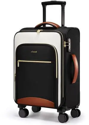 Carry On Luggage 22x14x9 Airline Approved, 20 Inch Softside Suitcases with Wheels, Lightweight Spinner Carry on Suitcase with TSA Lock, Water-Resistant Large Capacity Luggage for Travel Carry On Luggage 22x14x9 Airline Approved, 20 Inch Softside Suitcases with Wheels, Lightweight Spinner Carry on Suitcase with TSA Lock, Water-Resistant Large Capacity Luggage for Travel