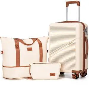 Carry On Luggage Set 22x14x9 Airline Approved, 3 Piece 20 Inch Lightweight ABS Hardside Suitcases with Wheels and TSA Lock, Durable Waterproof Travel Suitcase for Men Women Carry On Luggage Set 22x14x9 Airline Approved, 3 Piece 20 Inch Lightweight ABS Hardside Suitcases with Wheels and TSA Lock, Durable Waterproof Travel Suitcase for Men Women