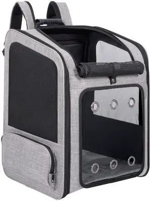 Extra Large Pet Carrier Backpack Cats Under 30 Lbs, for Dogs Puppies Rabbits Other Animals Under 25 Lbs, Ventilated Design, Great for Travel/Hiking/Outdoor Use Extra Large Pet Carrier Backpack Cats Under 30 Lbs, for Dogs Puppies Rabbits Other Animals Under 25 Lbs, Ventilated Design, Great for Travel/Hiking/Outdoor Use