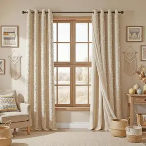 MYSKY HOME Beige Boho Curtains for Living Room 84 Inches Long Blackout Bohemian Curtains 2 Panels Beige Pom Pom Sheer Thermal Insulated Rustic Grommet Privacy Room Darkening Window Drapes 52" x 84" MYSKY HOME Beige Boho Curtains for Living Room 84 Inches Long Blackout Bohemian Curtains 2 Panels Beige Pom Pom Sheer Thermal Insulated Rustic Grommet Privacy Room Darkening Window Drapes 52" x 84"