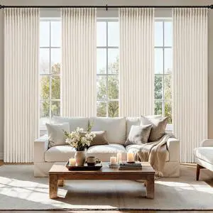 MIULEE Pinch Pleated Thick Linen Curtains 90 Inches 4 Panels Set Ivory Cream Back Tab Memory Trained Pinch Pleat Semi Sheer Light Filtering Privacy Curtains Window Drapes for Living Room Bedroom Birch MIULEE Pinch Pleated Thick Linen Curtains 90 Inches 4 Panels Set Ivory Cream Back Tab Memory Trained Pinch Pleat Semi Sheer Light Filtering Privacy Curtains Window Drapes for Living Room Bedroom Birch