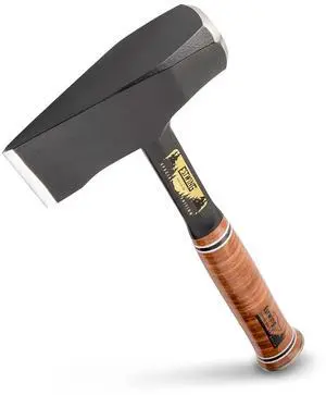 ESTWING Special Edition Fireside Friend Axe - Leather USA Made 14" Wood Splitting Maul with Forged Steel Construction & Genuine Leather Grip - EFF4SE ESTWING Special Edition Fireside Friend Axe - Leather USA Made 14" Wood Splitting Maul with Forged Steel Construction & Genuine Leather Grip - EFF4SE
