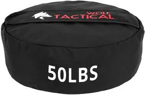 WOLF TACTICAL Mens Sandbag Workout Bag - 50 lb Weight Training Fitness Sandbag WOLF TACTICAL Mens Sandbag Workout Bag - 50 lb Weight Training Fitness Sandbag