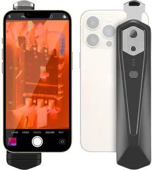 Thermal Imaging Camera for Android & IOS, 256 x 192 IR High Resolution, Wireless Infrared Thermal Imager with WiFi & Visual Camera, 25Hz Refresh Rate Thermal Camera for Smartphone, -4°F-1022°F Thermal Imaging Camera for Android & IOS, 256 x 192 IR High Resolution, Wireless Infrared Thermal Imager with WiFi & Visual Camera, 25Hz Refresh Rate Thermal Camera for Smartphone, -4°F-1022°F