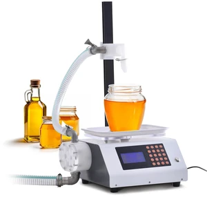 Liquid Filling Machine, 50-5000 g Weighing Capacity, Automatic Bottle Filler Machine Bottling Machine Gear Pump Digital Control for Honey, Oil, Wine, Detergent, Viscous Liquids (Single Nozzle) Liquid Filling Machine, 50-5000 g Weighing Capacity, Automatic Bottle Filler Machine Bottling Machine Gear Pump Digital Control for Honey, Oil, Wine, Detergent, Viscous Liquids (Single Nozzle)