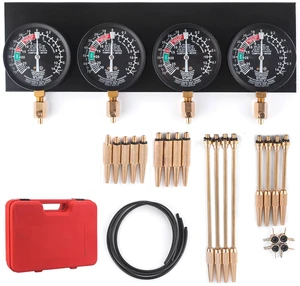 Fuel Vacuum Carburetor Synchronize Tool Kit Fuel Vacuum Carburetor Synchronizer carb sync Gauge Set with Rubber Hose Fuel Vacuum Carburetor Synchronize Tool Kit Fuel Vacuum Carburetor Synchronizer carb sync Gauge Set with Rubber Hose