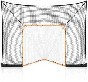 12x9 ft Hockey Lacrosse Goal Backstop Training Net Extended Coverage Net Only 12x9 ft Hockey Lacrosse Goal Backstop Training Net Extended Coverage Net Only