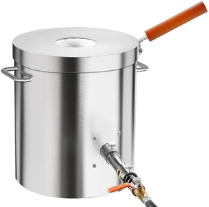Propane Melting Furnace Kit 8KG/18lbs with Crucible Tongs Metal Smelting Propane Melting Furnace Kit 8KG/18lbs with Crucible Tongs Metal Smelting