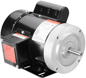 1HP Electric Motor 3450 rpm, AC 115V/230V, 56C Frame, Air Compressor Motor Single Phase, 5/8" Keyed Shaft, CW/CCW Rotation for Agricultural Machinery and General Equipment 1HP Electric Motor 3450 rpm, AC 115V/230V, 56C Frame, Air Compressor Motor Single Phase, 5/8" Keyed Shaft, CW/CCW Rotation for Agricultural Machinery and General Equipment