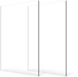 Plexiglass Acrylic Sheets, 2-Pack Plastic Sheet, 24 x 48 Inch 1/8 Inch Thick Clear Plastic Cast Transparent Glass for Crafting Projects, Replacement Picture Frame Glass, DIY Display, Easy to Cut Plexiglass Acrylic Sheets, 2-Pack Plastic Sheet, 24 x 48 Inch 1/8 Inch Thick Clear Plastic Cast Transparent Glass for Crafting Projects, Replacement Picture Frame Glass, DIY Display, Easy to Cut