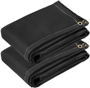 Fire Blankets, 2 Pack Welding Blankets, 8' x 10' Fire Suppression Blanket, 1022°F Flame Retardant Blanket, Black Fire Emergency Blankets, Fiberglass Fire Retardant Blanket with 12 Brass Grommets Fire Blankets, 2 Pack Welding Blankets, 8' x 10' Fire Suppression Blanket, 1022°F Flame Retardant Blanket, Black Fire Emergency Blankets, Fiberglass Fire Retardant Blanket with 12 Brass Grommets