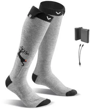Heated Socks, 6000mAh Battery Powered, Rechargeable Heating Socks with 4 Heating Levels, Electric Heated Sock with APP Control for Men Women, Foot Warmer for Hunting Riding Camping Hiking Heated Socks, 6000mAh Battery Powered, Rechargeable Heating Socks with 4 Heating Levels, Electric Heated Sock with APP Control for Men Women, Foot Warmer for Hunting Riding Camping Hiking