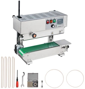 Continuous Bag Band Sealing Machine Vertical Band Sealer Stainless Steel Continuous Bag Band Sealing Machine Vertical Band Sealer Stainless Steel