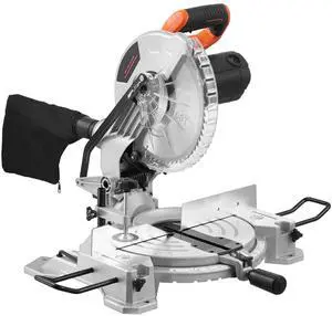 Compound Miter Saw 10-Inch Blade 15 Amp Motor 60-Tooth Corded Single Bevel 0-45° Compound Miter Saw 10-Inch Blade 15 Amp Motor 60-Tooth Corded Single Bevel 0-45°