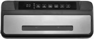 7-in-1 Vacuum Sealer Machine Fast-Compact Automatic Food Saver 120W Bags & Roll 7-in-1 Vacuum Sealer Machine Fast-Compact Automatic Food Saver 120W Bags & Roll