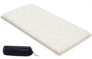 Japanese Tatami Mat, Twin Size Foldable Japanese Tatami Mattress, Futon Mattress with Storage Bag & Fastener, 9-Layer Floor Mat for Sleeping, Dormitory, Meditation, Yoga, 80 x 39 x 2.5 in, White Japanese Tatami Mat, Twin Size Foldable Japanese Tatami Mattress, Futon Mattress with Storage Bag & Fastener, 9-Layer Floor Mat for Sleeping, Dormitory, Meditation, Yoga, 80 x 39 x 2.5 in, White