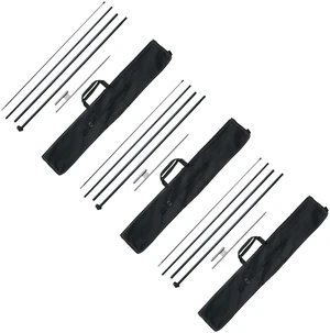 Feather Flag Pole Kit 3 Packs Swooper Flag Pole 16.3 ft with Ground Stakes Feather Flag Pole Kit 3 Packs Swooper Flag Pole 16.3 ft with Ground Stakes