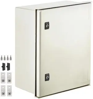 NEMA Enclosure, 20 x 16 x 8 inches, NEMA 4X Fiberglass Steel Electrical Box, IP66 Waterproof & Dustproof Hinged Junction Box for Outdoor Indoor Use, with Mounting Plate(50x40x20 cm)) NEMA Enclosure, 20 x 16 x 8 inches, NEMA 4X Fiberglass Steel Electrical Box, IP66 Waterproof & Dustproof Hinged Junction Box for Outdoor Indoor Use, with Mounting Plate(50x40x20 cm))