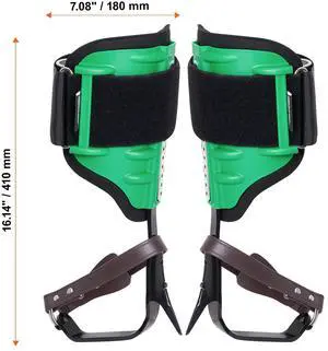 Tree Climbing Spikes Climbing Spurs Alloy Steel Arborist Equipment Green Tree Climbing Spikes Climbing Spurs Alloy Steel Arborist Equipment Green