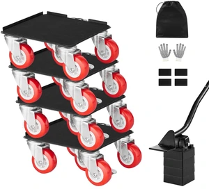 Furniture Dolly Heavy Duty Furniture Mover with 5 Wheels 3474 lbs Capacity Furniture Dolly Heavy Duty Furniture Mover with 5 Wheels 3474 lbs Capacity
