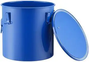Fryer Grease Bucket, 8 Gal Oil Disposal Caddy Carbon Steel Fryer Oil Bucket with Rust-Proof Coating, Oil Transport Container with Lid, Lock Clips, Filter Bag for Hot Cooking Oil Filtering, Blue Fryer Grease Bucket, 8 Gal Oil Disposal Caddy Carbon Steel Fryer Oil Bucket with Rust-Proof Coating, Oil Transport Container with Lid, Lock Clips, Filter Bag for Hot Cooking Oil Filtering, Blue
