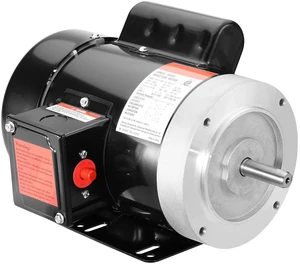 0.75HP Electric Motor 1725 rpm, AC 115V/230V, 56C Frame, Air Compressor Motor Single Phase, 5/8" Keyed Shaft, CW/CCW Rotation for Agricultural Machinery and General Equipment 0.75HP Electric Motor 1725 rpm, AC 115V/230V, 56C Frame, Air Compressor Motor Single Phase, 5/8" Keyed Shaft, CW/CCW Rotation for Agricultural Machinery and General Equipment