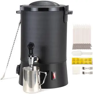 Wax Melter for Candle Making, 6.5 Liter Large Electric Wax Melting Pot Easy Pour Spout, 9-level Temperature Control, Easy Clean for Candle Soap Cream Beauty Bulk Production Business or Home Wax Melter for Candle Making, 6.5 Liter Large Electric Wax Melting Pot Easy Pour Spout, 9-level Temperature Control, Easy Clean for Candle Soap Cream Beauty Bulk Production Business or Home