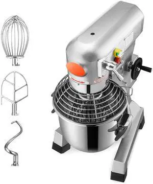 Commercial Food Mixer 15Qt 600W 3 Speeds Adjustable 110/178/390 RPM Heavy Duty 110V with Stainless Steel Bowl Dough Hooks Whisk Beater Premium for Schools Bakeries Restaurants Pizzerias Commercial Food Mixer 15Qt 600W 3 Speeds Adjustable 110/178/390 RPM Heavy Duty 110V with Stainless Steel Bowl Dough Hooks Whisk Beater Premium for Schools Bakeries Restaurants Pizzerias