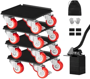Furniture Dolly Heavy Duty Furniture Mover with 5 Wheels 1200 lbs Capacity Furniture Dolly Heavy Duty Furniture Mover with 5 Wheels 1200 lbs Capacity