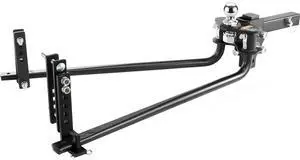 Weight Distribution Hitch, 1,000 lbs Weight Distributing Hitches Kit with Sway Control for Trailer, 2-In Solid Steel Shank, 2-5/16 in Alloy Steel Ball, Powder Coated Load Leveling Hitch, Black Weight Distribution Hitch, 1,000 lbs Weight Distributing Hitches Kit with Sway Control for Trailer, 2-In Solid Steel Shank, 2-5/16 in Alloy Steel Ball, Powder Coated Load Leveling Hitch, Black