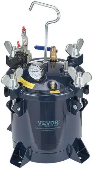 10L/2.5gal Spray Paint Pressure Pot Tank, 70PSI Max Air Paint Pressure Pot, Metal Rack and Leak Repair Sealant for Industry Home Decor Architecture Construction Automotive Painting 10L/2.5gal Spray Paint Pressure Pot Tank, 70PSI Max Air Paint Pressure Pot, Metal Rack and Leak Repair Sealant for Industry Home Decor Architecture Construction Automotive Painting
