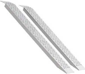 47.2" x 8.5" Aluminum Ramps 880 LBS Capacity Loading Ramps 2PCS 47.2" x 8.5" Aluminum Ramps 880 LBS Capacity Loading Ramps 2PCS