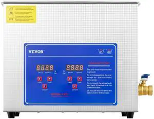 Commercial Ultrasonic Cleaner 6L Professional Ultrasonic Cleaner 40kHz with Digital Timer&Heater 110V Excellent Cleaning Machine for Watch Instruments Industrial Parts Excellent Cleaner Solution Commercial Ultrasonic Cleaner 6L Professional Ultrasonic Cleaner 40kHz with Digital Timer&Heater 110V Excellent Cleaning Machine for Watch Instruments Industrial Parts Excellent Cleaner Solution