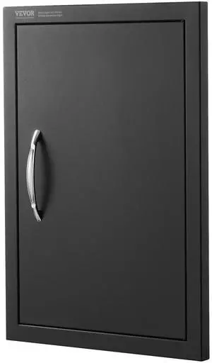 BBQ Access Door, 16W x 22H Inch Single Outdoor Kitchen Door, Cold Plate Flush Mount Door, Wall Vertical Door with Handle, for BBQ Island, Grilling Station, Outside Cabinet BBQ Access Door, 16W x 22H Inch Single Outdoor Kitchen Door, Cold Plate Flush Mount Door, Wall Vertical Door with Handle, for BBQ Island, Grilling Station, Outside Cabinet