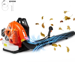 Backpack Leaf Blower 79CC 2-Cycle Gas Leaf Blower 930CFM Air Volume 184MPH Backpack Leaf Blower 79CC 2-Cycle Gas Leaf Blower 930CFM Air Volume 184MPH
