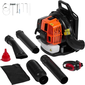 Backpack Leaf Blower 62CC 2-Cycle Gas Leaf Blower 1110CFM Air Volume Backpack Leaf Blower 62CC 2-Cycle Gas Leaf Blower 1110CFM Air Volume