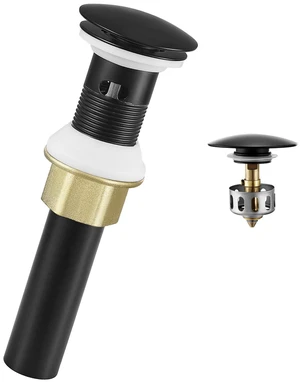 Bathroom Sink Drain with Overflow Anti-Clogging Vessel Sink Drain Strainer Bathroom Sink Drain with Overflow Anti-Clogging Vessel Sink Drain Strainer